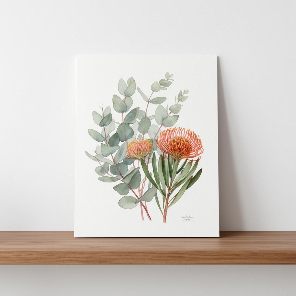 Native Wildflower Print